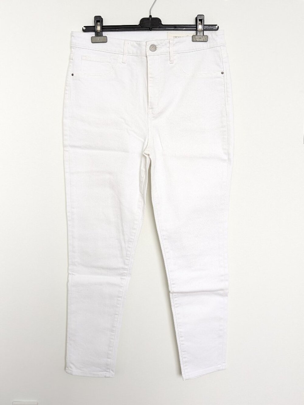 Treasure & Bond Charity High Rise Skinny Crop Jeans – White, Women's 30